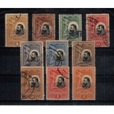 RUMANIA 1906 Yv 182/91 SERIE COMPLETA 12 EUROS